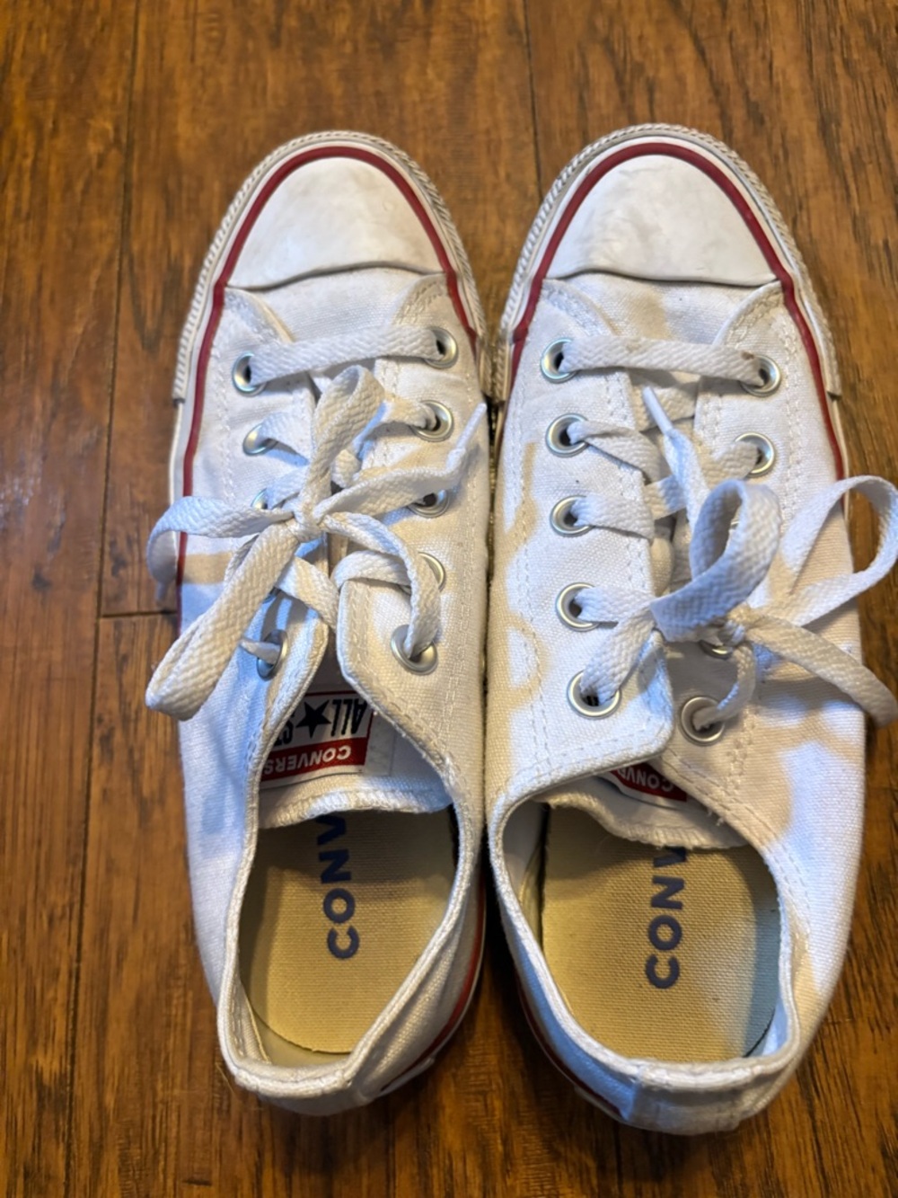Women’s White Chuck Taylor Lowtop Sneakers